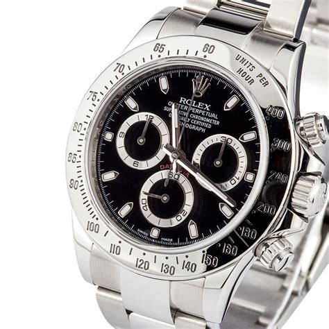 rolex daytona black 116520|Rolex daytona 116520 retail price.